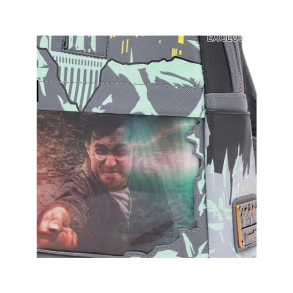 Loungefly Harry Potter Glow in the Dark Battle Scene Loungefly Mini Backpack NWT main image 8